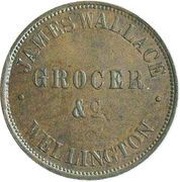 1 Penny Wallace, James - Wellington obverse image