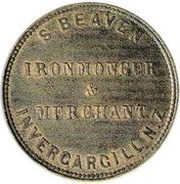 1 Penny Beaven, S. - Invercargill obverse image