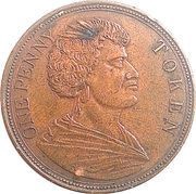 1 Penny Mason, Struthers and Co. - Christchurch obverse image