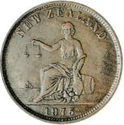 1 Penny Clarkson, S. - Christchurch obverse image
