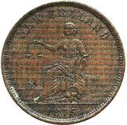 1 Penny Gaisford and Edmonds - Christchurch obverse image