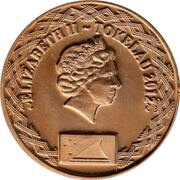 2 Cents - Elizabeth II 4th portrait; Set Issue obverse image