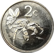 2 Cents - Elizabeth II 4th portrait reverse image