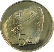 5 Cents - Elizabeth II 4th portrait reverse image