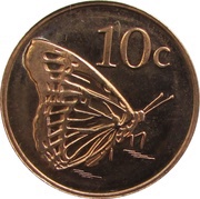 10 Cents - Elizabeth II 4th portrait reverse image