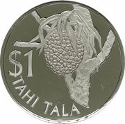 1 Tala - Elizabeth II Breadfruit reverse image
