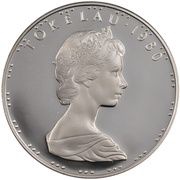 1 Tala - Elizabeth II 2nd portrait; Silver Proof Issue obverse image