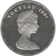 1 Tala - Elizabeth II 2nd portrait; Silver Proof Issue obverse image