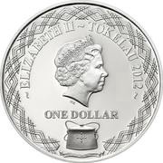 1 Dollar - Elizabeth II Red-tailed Tropicbird obverse image
