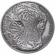 1 Dollar - Elizabeth II Asian Tiger reverse image