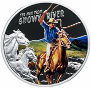 1 Dollar - Elizabeth II The Man from Snowy River reverse image