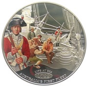 1 Dollar - Elizabeth II Life at Sea reverse image