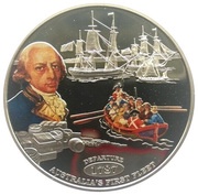 1 Dollar - Elizabeth II Departure, New Zealand, 2013 reverse image