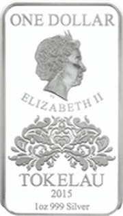 1 Dollar - Elizabeth II Spades obverse image