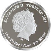 1 Dollar - Elizabeth II Year of the Snake obverse image