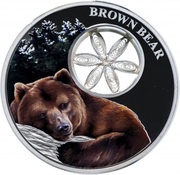 1 Dollar - Elizabeth II Brown Bear reverse image