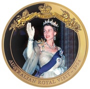 1 Dollar - Elizabeth II Royal Australian Visit, New Zealand, 2016 reverse image
