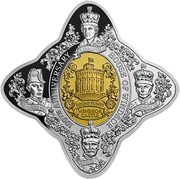 1 Dollar - Elizabeth II 100th Anniversary of the House of Windsor, New Zealand, 2017 reverse image