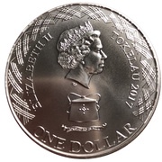 1 Dollar - Elizabeth II Our Lady of Aparecida obverse image