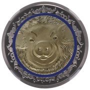 1 Dollar - Elizabeth II Year of the Pig reverse image