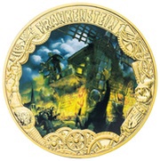 1 Dollar - Elizabeth II Frankenstein, New Zealand, 2019 reverse image