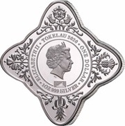 1 Dollar - Elizabeth II War Broadcast obverse image