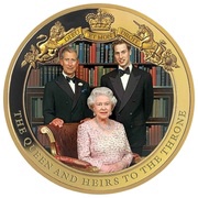 1 Dollar - Elizabeth II Heirs to the Throne, New Zealand, 2020 reverse image