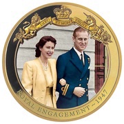 1 Dollar - Elizabeth II Royal Engagement, New Zealand, 2020 reverse image