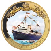 1 Dollar - Elizabeth II Royal Yacht, New Zealand, 2020 reverse image