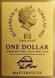 1 Dollar - Elizabeth II The Last Supper obverse image