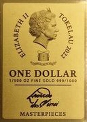 1 Dollar - Elizabeth II Vitruvian Man obverse image