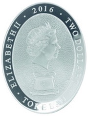 2 Dollars - Elizabeth II Year of the Monkey obverse image