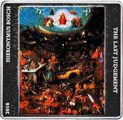 2 Dollars - Elizabeth II The Last Judgement: 2/3, New Zealand, 2016 reverse image