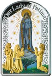 2 Dollars - Elizabeth II Our Lady of Fatima, New Zealand, 2017 reverse image