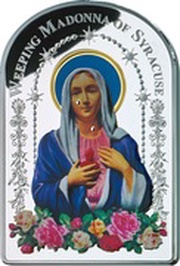 2 Dollars - Elizabeth II Weeping Madonna of Syracuse, New Zealand, 2017 reverse image