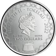 2 Dollars - Elizabeth II Komodo Dragon obverse image