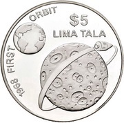 5 Tala - Elizabeth II First Orbit, New Zealand, 1993 reverse image