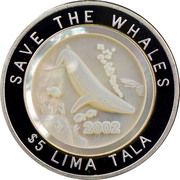 5 Tala - Elizabeth II Save the Whales, New Zealand, 2002 reverse image