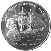 5 Tala - Elizabeth II Captain Smith and General Jackson, New Zealand, 2003 reverse image
