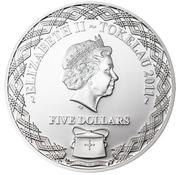 5 Dollars - Elizabeth II Roald Amundsen obverse image