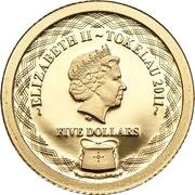 5 Dollars - Elizabeth II Roald Amundsen obverse image