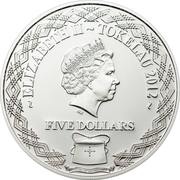 5 Dollars - Elizabeth II Dragonfly obverse image