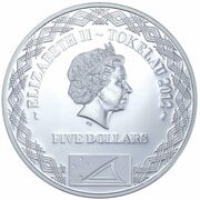 5 Dollars - Elizabeth II Enduring Love obverse image