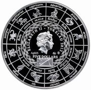 5 Dollars - Elizabeth II Virgo obverse image