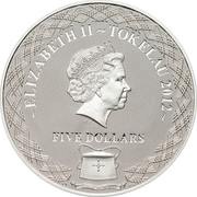 5 Dollars - Elizabeth II Peace and Love obverse image