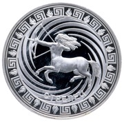 5 Dollars - Elizabeth II Sagittarius, New Zealand, 2012 reverse image