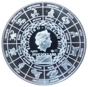 5 Dollars - Elizabeth II Scorpio obverse image