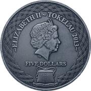 5 Dollars - Elizabeth II Asian Tiger obverse image