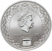 5 Dollars - Elizabeth II Year of the Snake obverse image