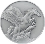 5 Dollars - Elizabeth II Pegasus, New Zealand, 2014 reverse image
